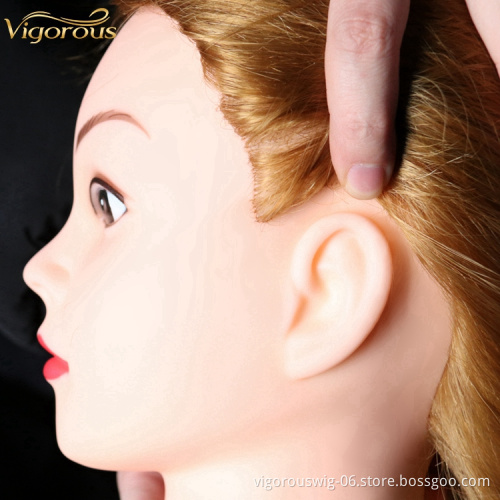 sythentic hair best selling suppliers wig display realistic natural private label black training mannequin head